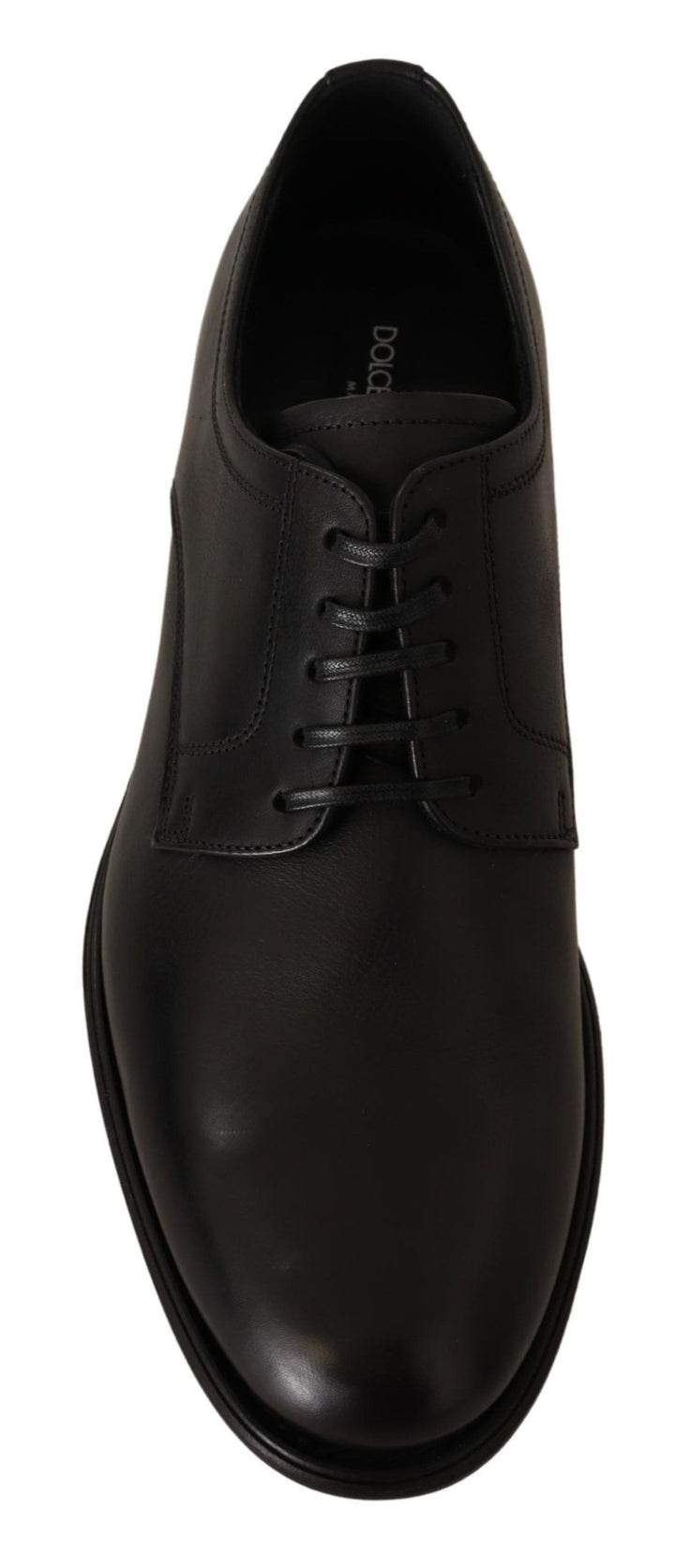 Dolce &amp; Gabbana Black Leather Lace Up Mens Formal Derby Shoes by Dolce &amp; Gabbana outlet now on sale