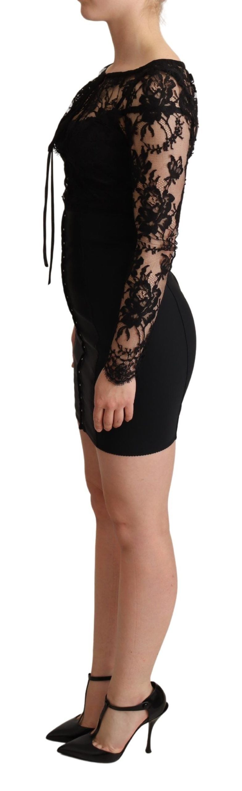 Dolce And Gabbana Black Lace Mini Dress | 9164 Ask Me Wear Dolce And Gabbana Black Lace Mini Dress | 9164 Ask Me Wear