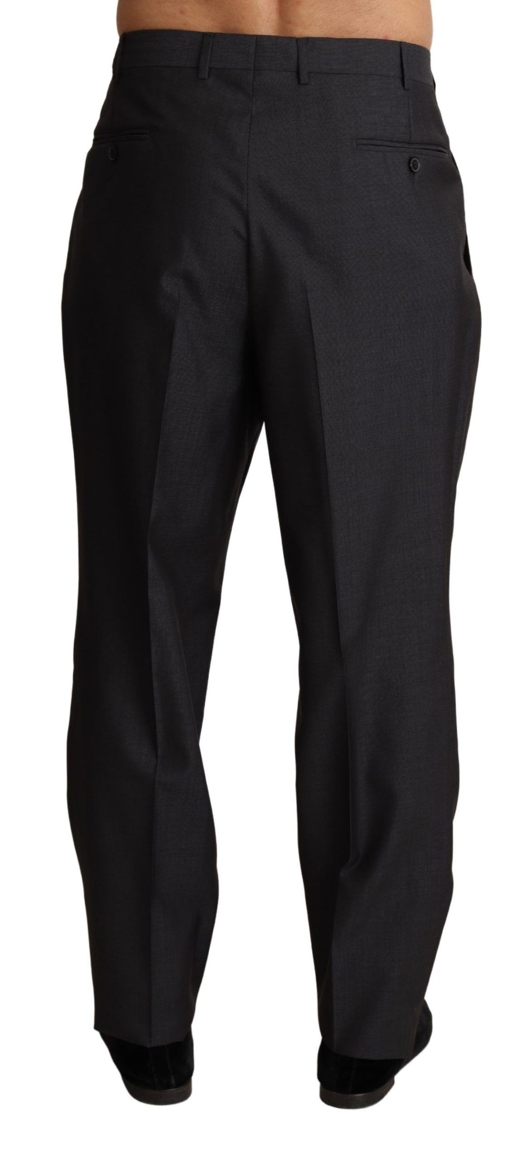 Dolce &amp; Gabbana Sample Sale Dolce &amp; Gabbana Gray Wool Blend Formal Trousers Pants - | Designer outlet