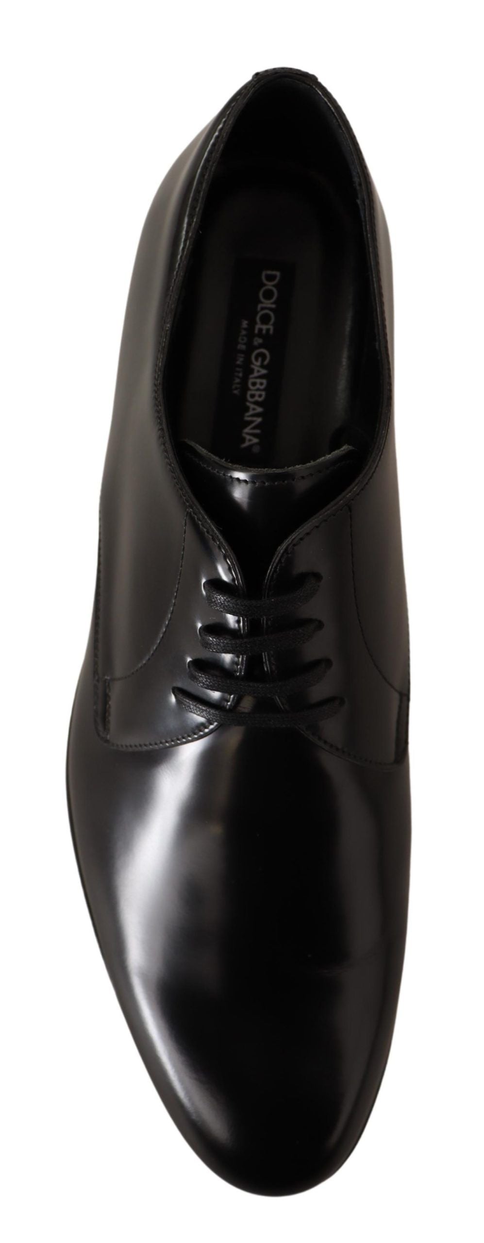 Dolce &amp; Gabbana Sample Sale Dolce &amp; Gabbana Black Leather Lace Up Men Dress Derby Shoes - | Designer outlet
