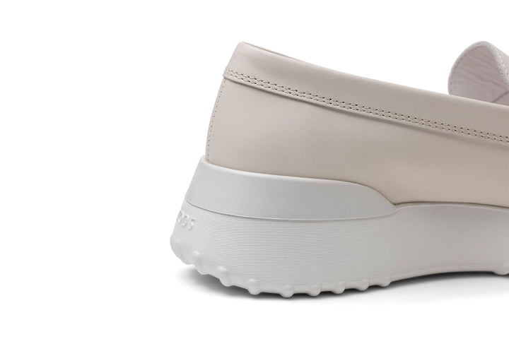 Tod's Rubber-Sole Loafers in WHITE