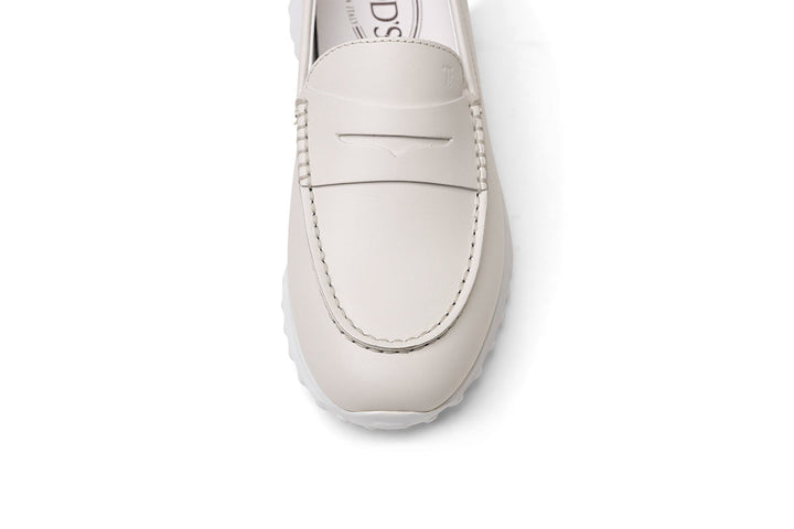 Tod's Rubber-Sole Loafers in WHITE