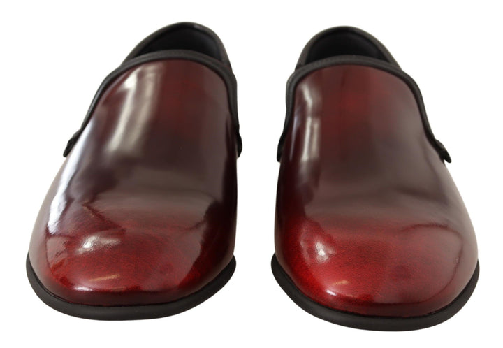 Dolce &amp; Gabbana Sample Sale Dolce &amp; Gabbana Bordeaux Patent Leather Dress Loafers Shoes - | Designer outlet