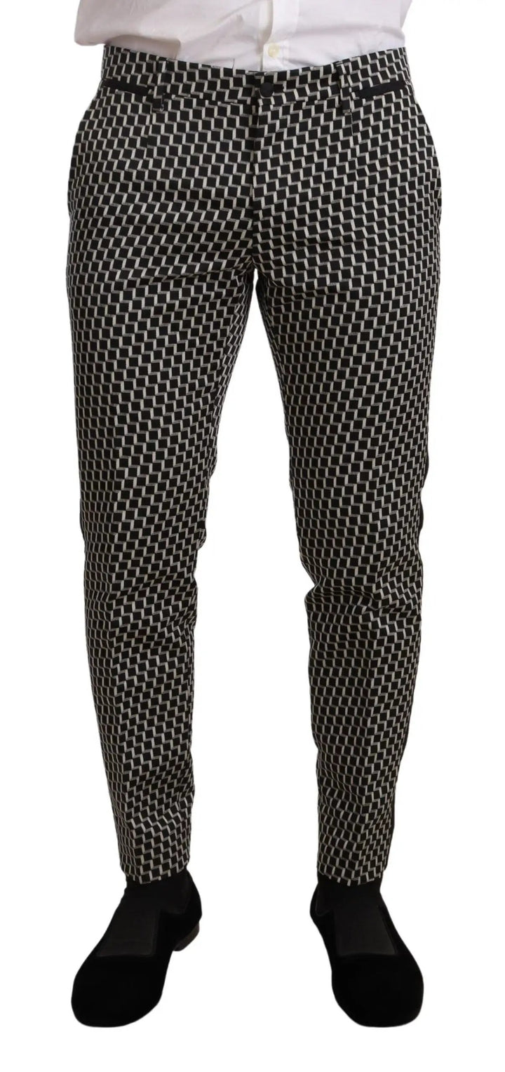 Dolce &amp; Gabbana Sample Sale | Dolce &amp; Gabbana Dark Gray Check 3 Piece Set MARTINI Suit - | Designer outlet