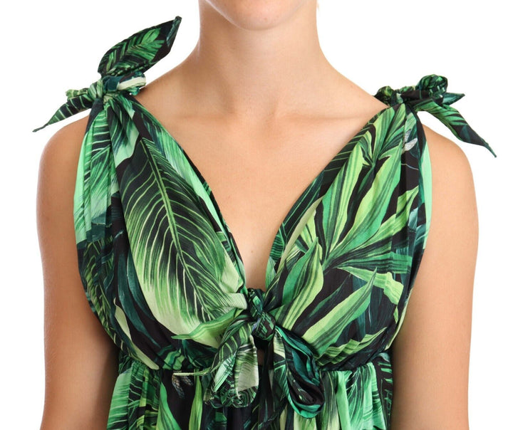 Dolce & Gabbana Dress | Green Leaf Print | Designer Fashion outlet Ask Me Wear Dolce & Gabbana Dress | Green Leaf Print | Designer Fashion outlet Ask Me Wear