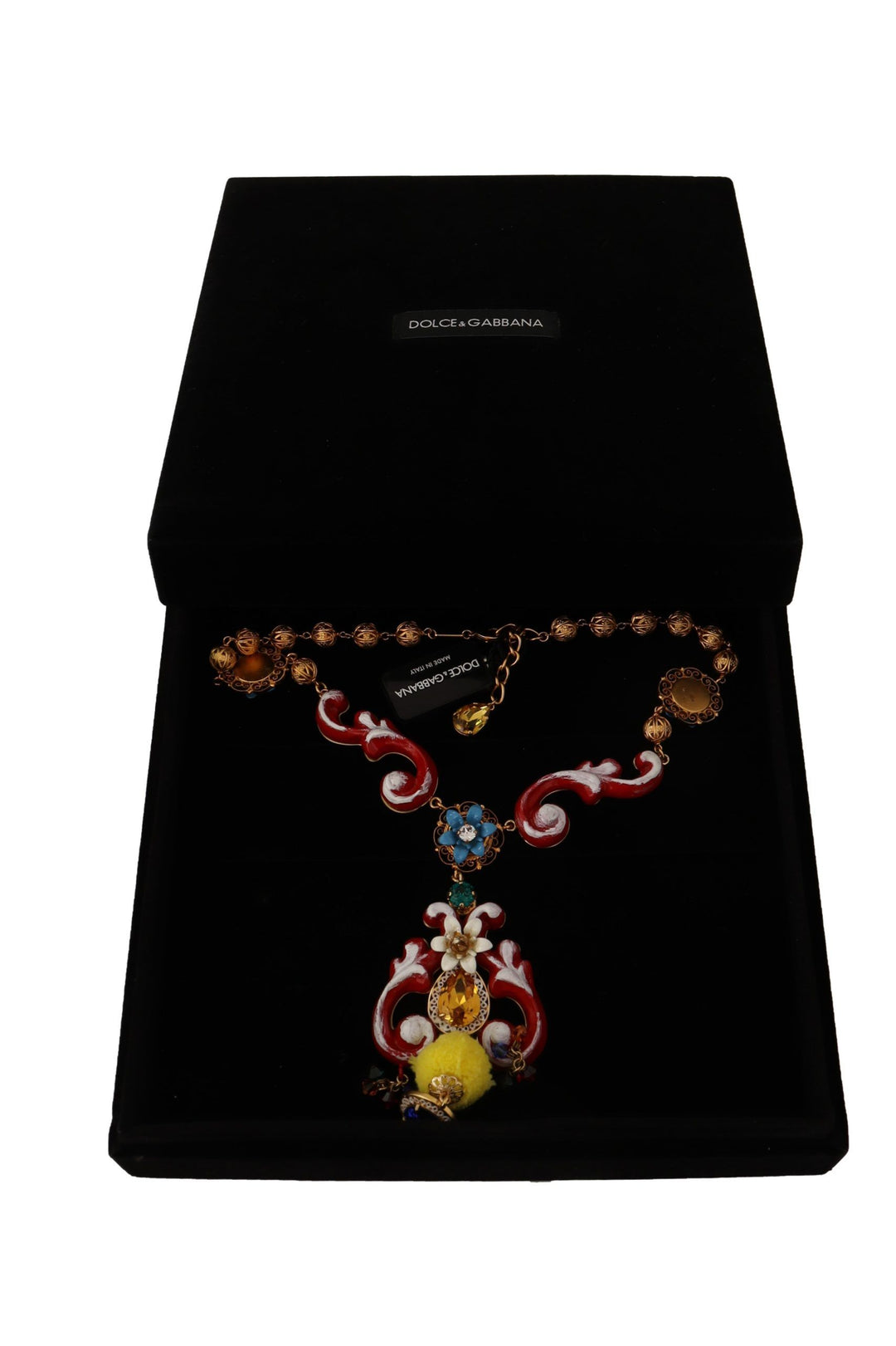 Dolce & Gabbana Multicolor Crystal Statement Necklace