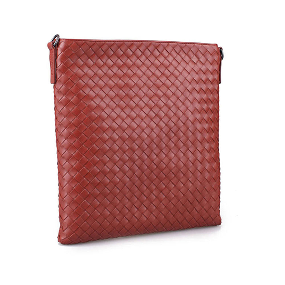 Bottega Veneta Intrecciato Weave Messenger Bag