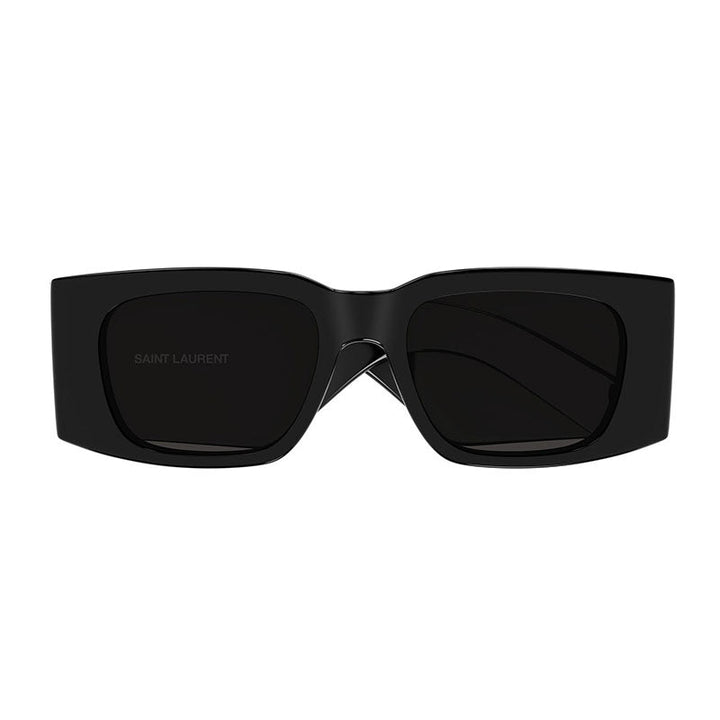 Saint Laurent Sunglasses Square Full Rim, Black Frame and Black Lens SL654001