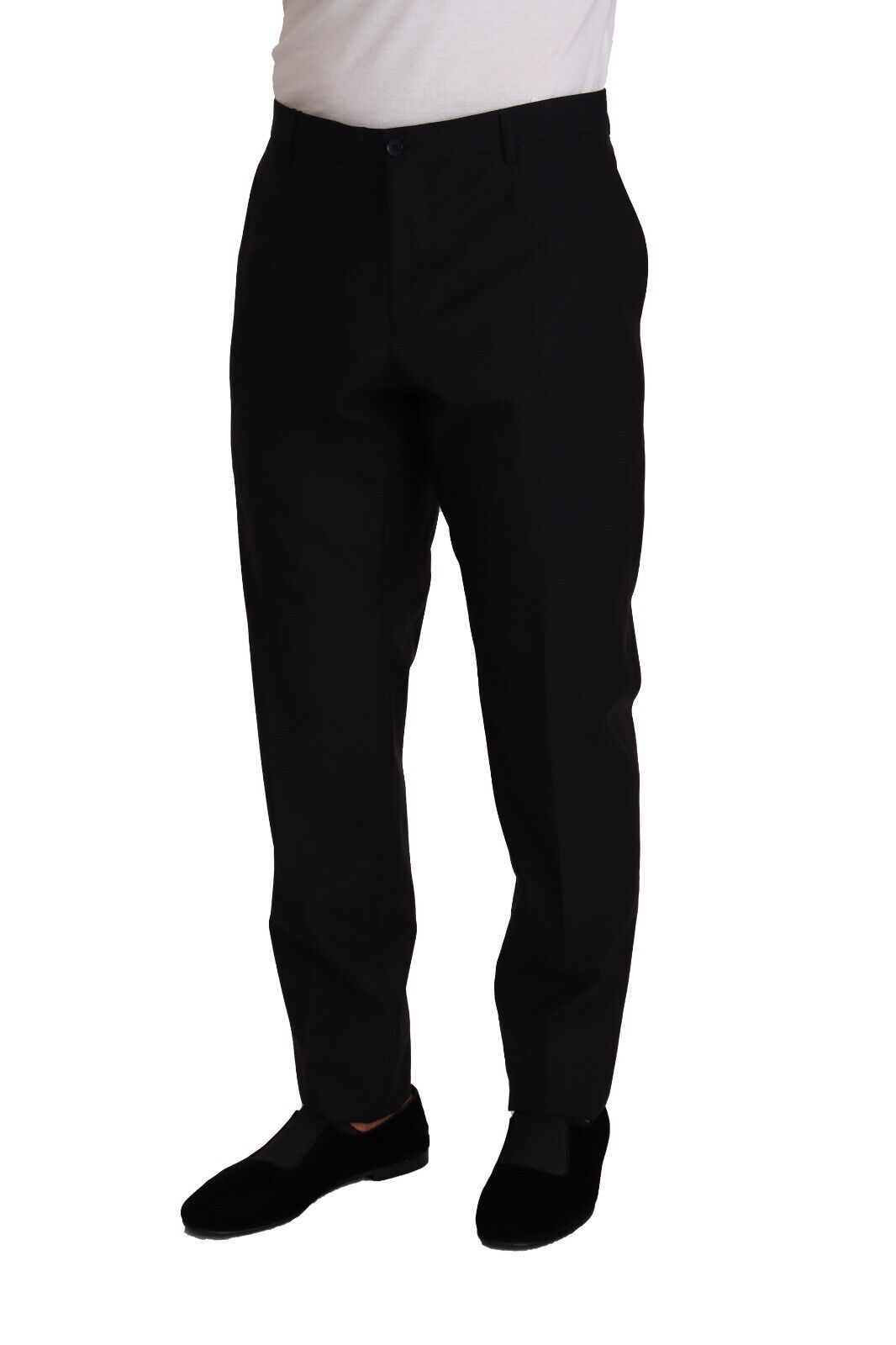 Dolce &amp; Gabbana Sample Sale Dolce &amp; Gabbana Blue Wool Silk Formal Trouser Dress Pants - | Designer outlet