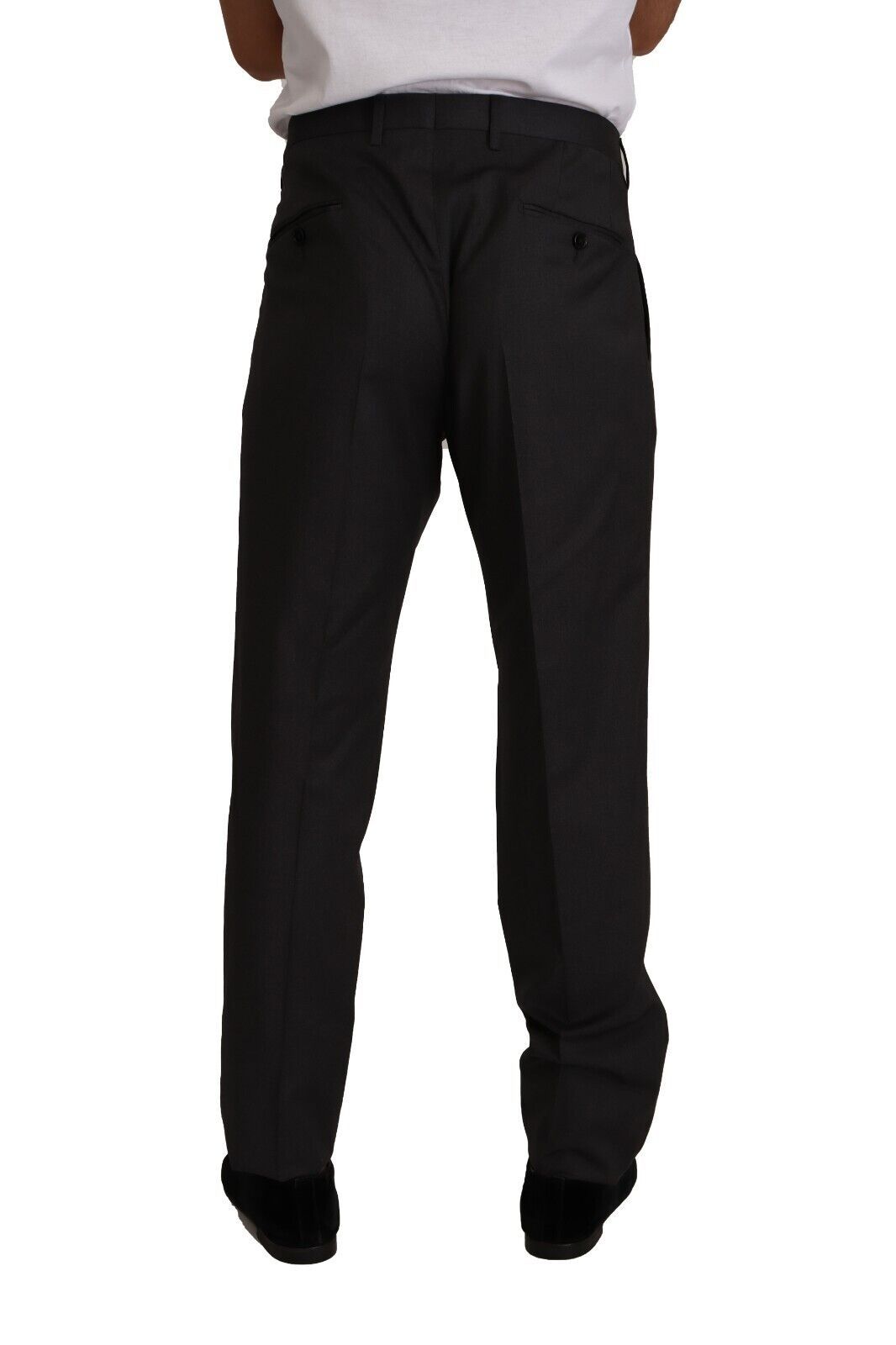 Dolce &amp; Gabbana Sample Sale Dolce &amp; Gabbana Gray Wool Formal Tuxedo Trouser Dress Pants - | Designer outlet