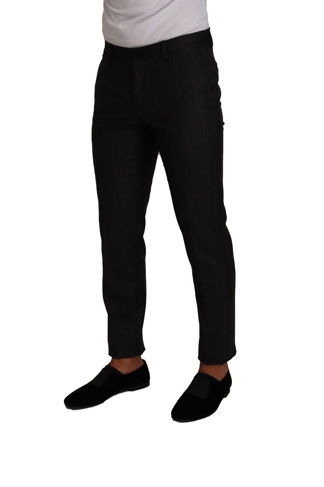 Dolce &amp; Gabbana Sample Sale Dolce &amp; Gabbana Gray Check Wool Formal Trouser Dress Pants - | Designer outlet