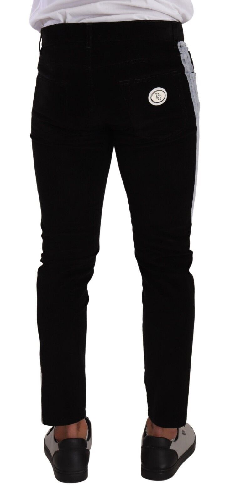 Dolce &amp; Gabbana Sample Sale Dolce &amp; Gabbana Black Cotton Stretch Skinny Corduroy Jeans - | Designer outlet