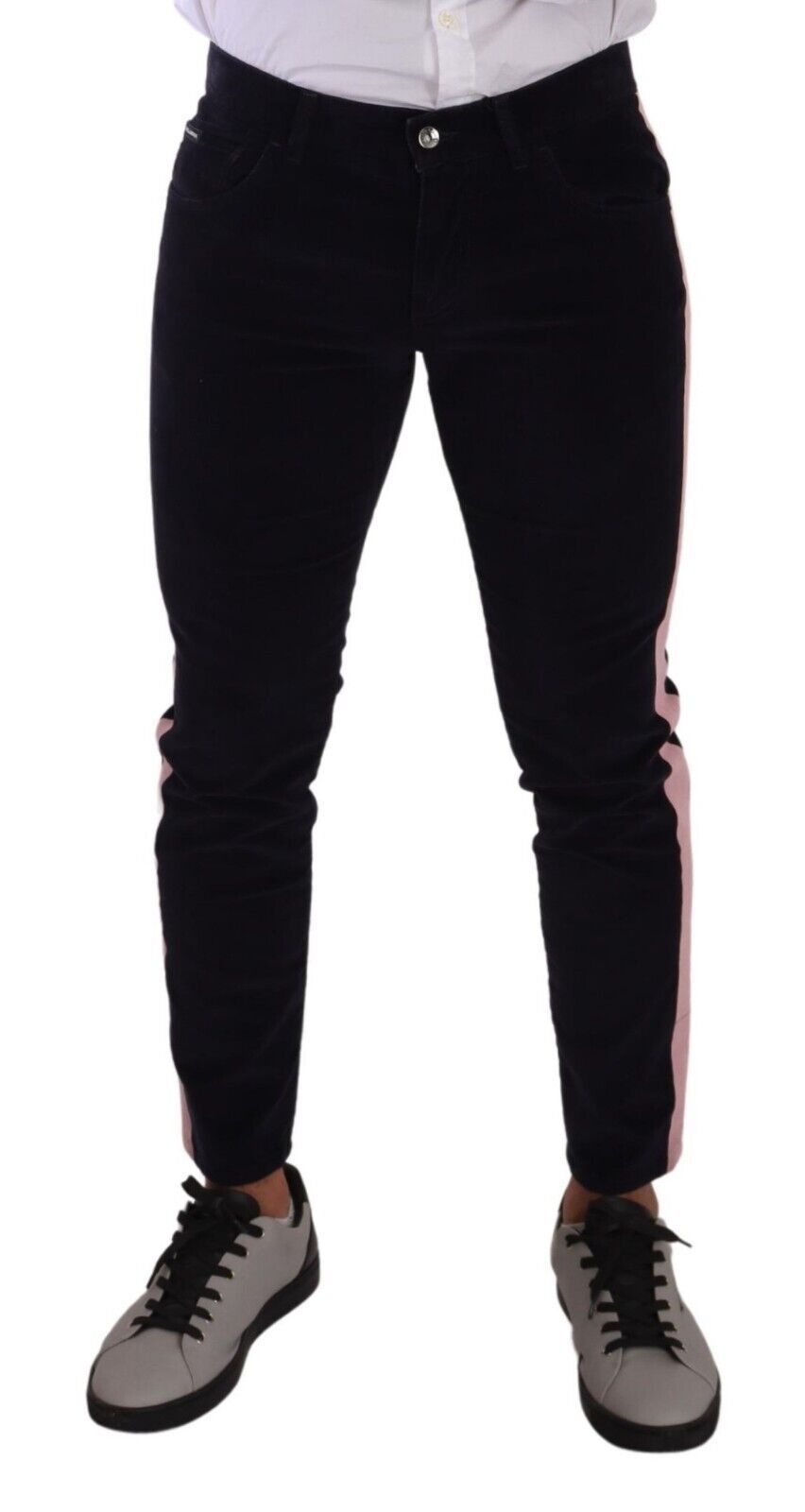 Dolce &amp; Gabbana Sample Sale Dolce &amp; Gabbana Blue Corduroy Cotton Stretch Skinny Jeans - | Designer outlet