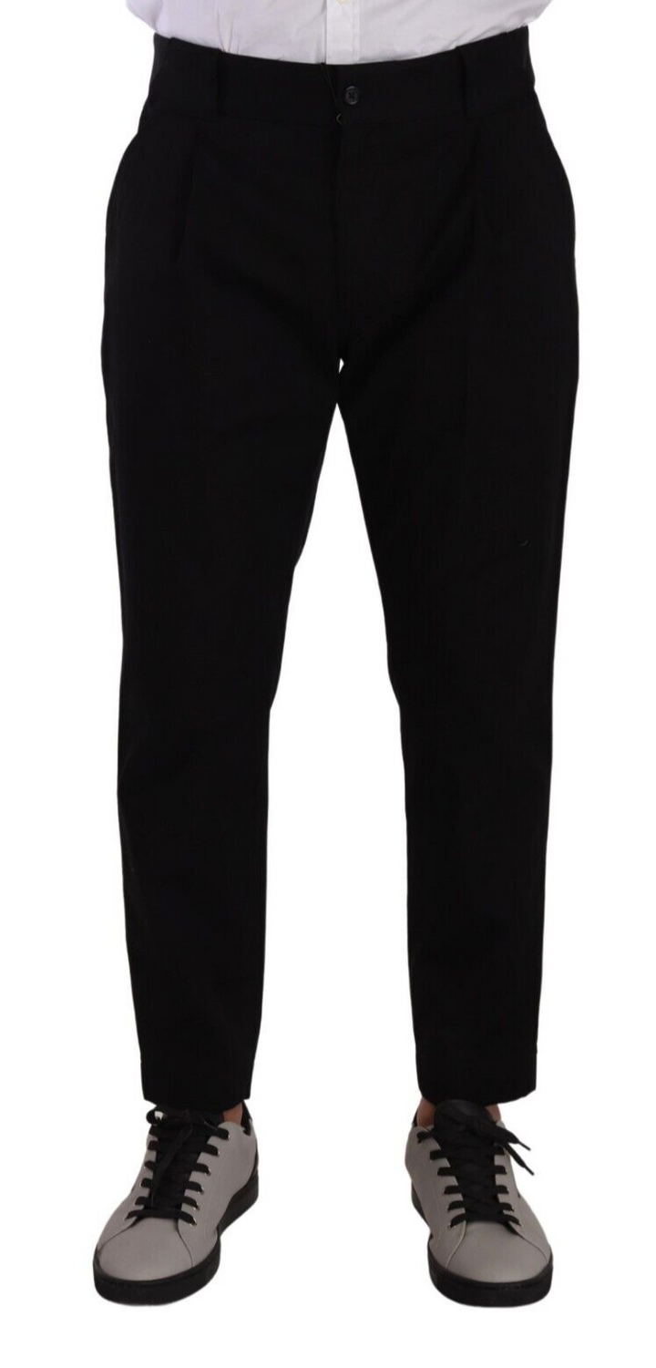Dolce &amp; Gabbana Sample Sale Dolce &amp; Gabbana Black Cotton Stretch Chinos Trouser Jeans - | Designer outlet