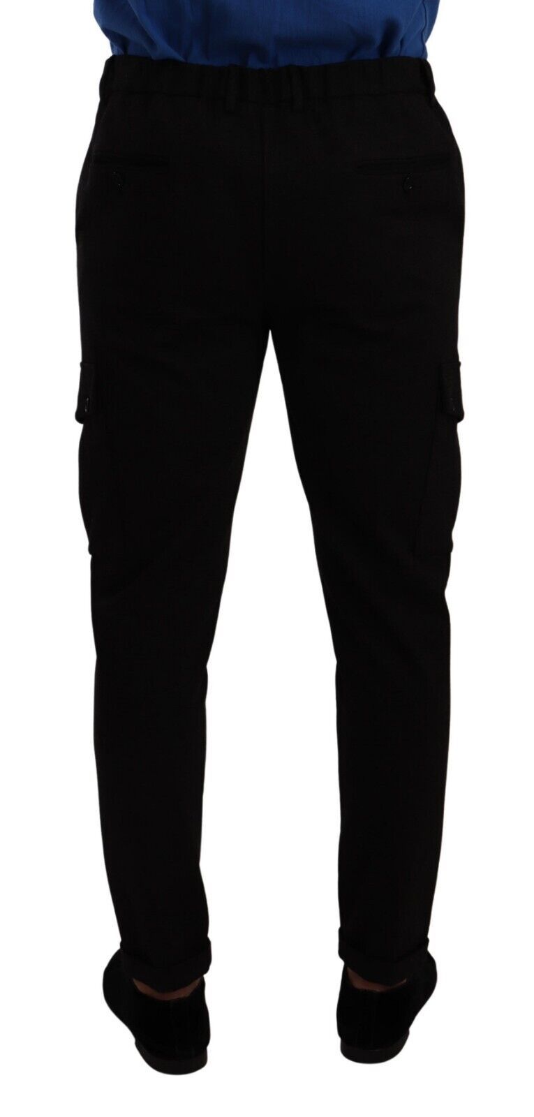 Dolce &amp; Gabbana Black Viscose Skinny Cargo Trouser Pants by Dolce &amp; Gabbana outlet now on sale