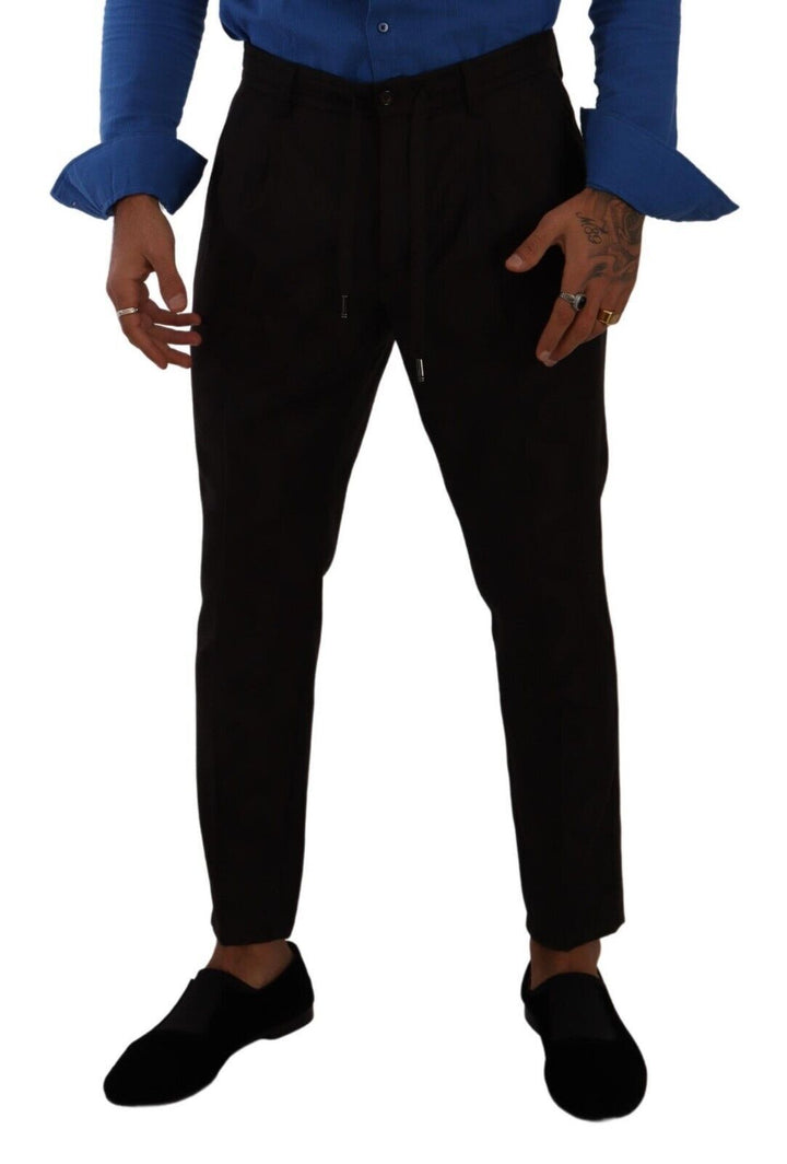 Dolce &amp; Gabbana Bordeaux Wool Men Skinny Trouser Pants by Dolce &amp; Gabbana outlet now on sale