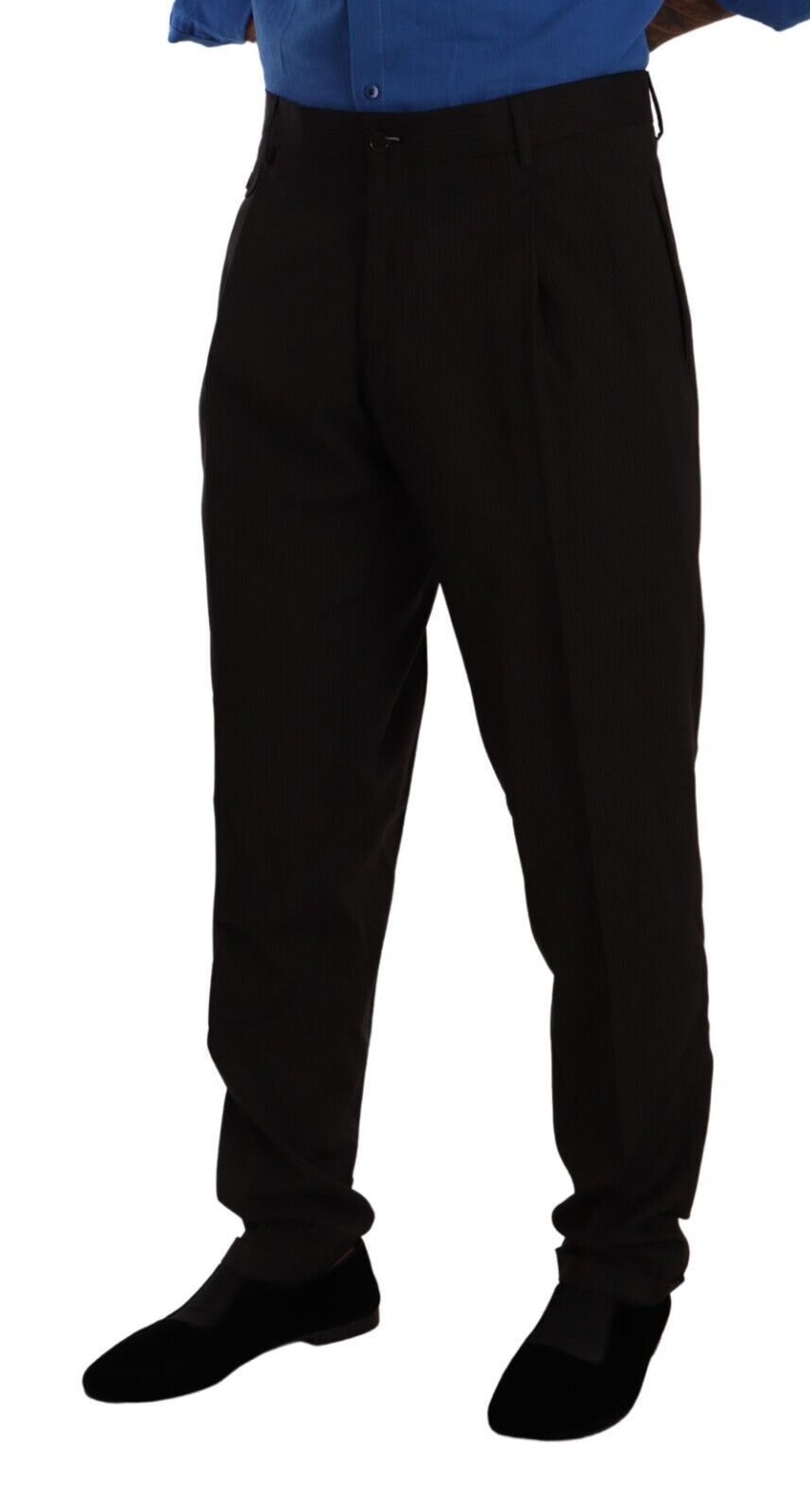 Dolce &amp; Gabbana Sample Sale Dolce &amp; Gabbana Brown Wool Skinny Formal Dress Pants - | Designer outlet