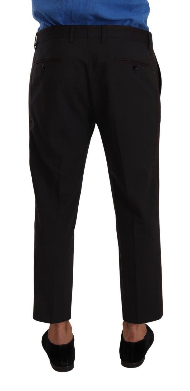 Dolce &amp; Gabbana Sample Sale Dolce &amp; Gabbana Gray Bordeaux Wool Trouser Dress Pants - | Designer outlet