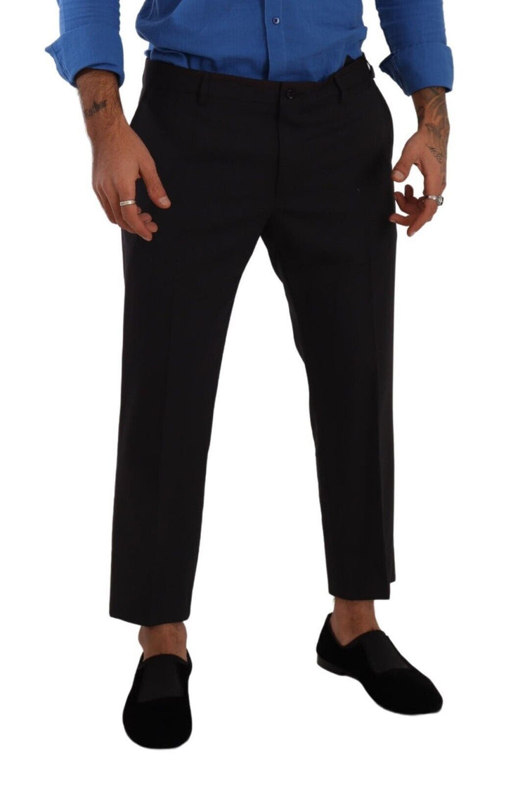 Dolce &amp; Gabbana Sample Sale Dolce &amp; Gabbana Gray Bordeaux Wool Trouser Dress Pants - | Designer outlet