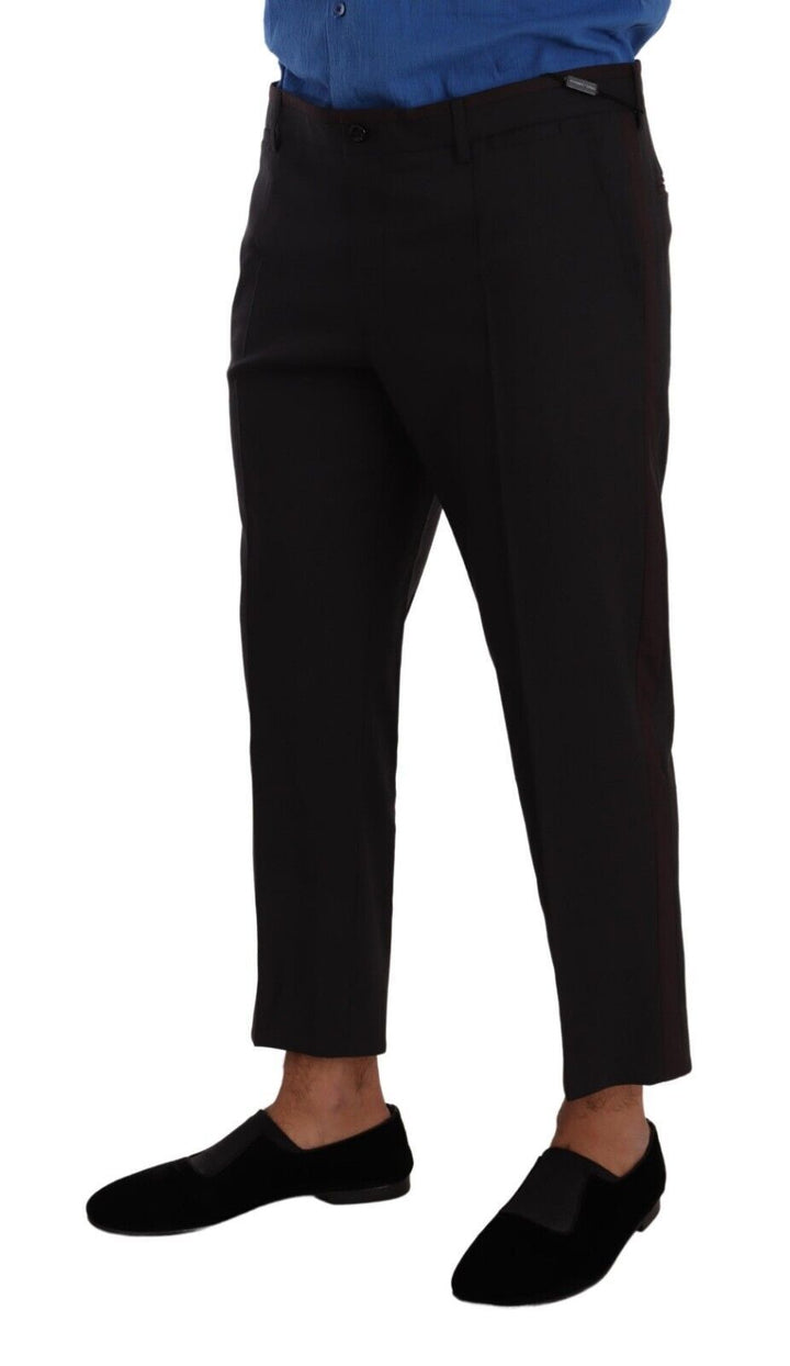 Dolce &amp; Gabbana Sample Sale Dolce &amp; Gabbana Gray Bordeaux Wool Trouser Dress Pants - | Designer outlet