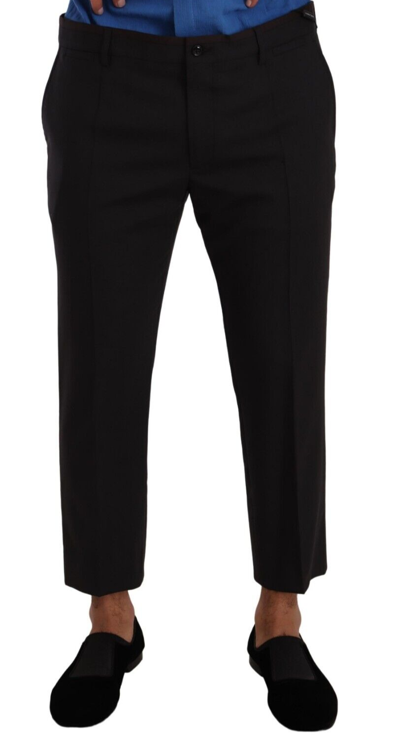 Dolce &amp; Gabbana Sample Sale Dolce &amp; Gabbana Gray Bordeaux Wool Trouser Dress Pants - | Designer outlet