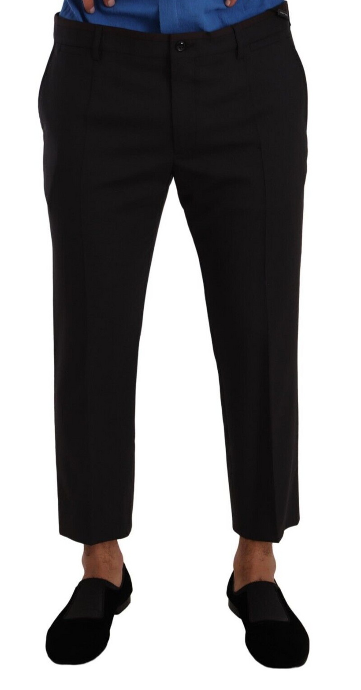 Dolce &amp; Gabbana Sample Sale Dolce &amp; Gabbana Gray Bordeaux Wool Trouser Dress Pants - | Designer outlet