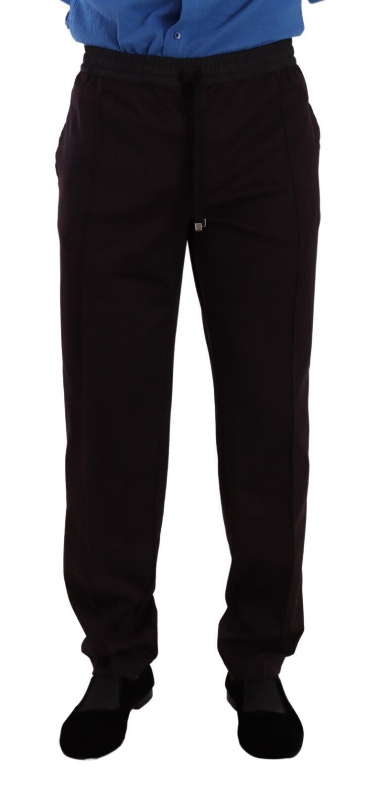Dolce &amp; Gabbana Sample Sale Dolce &amp; Gabbana Bordeaux Cotton Mens Skinny Trouser Pants - | Designer outlet