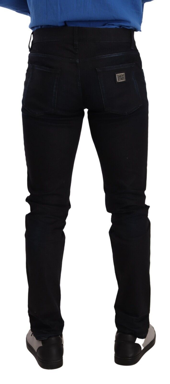 Dolce &amp; Gabbana Sample Sale Dolce &amp; Gabbana Blue Cotton Stretch Skinny Denim Trouser Jeans - | Designer outlet