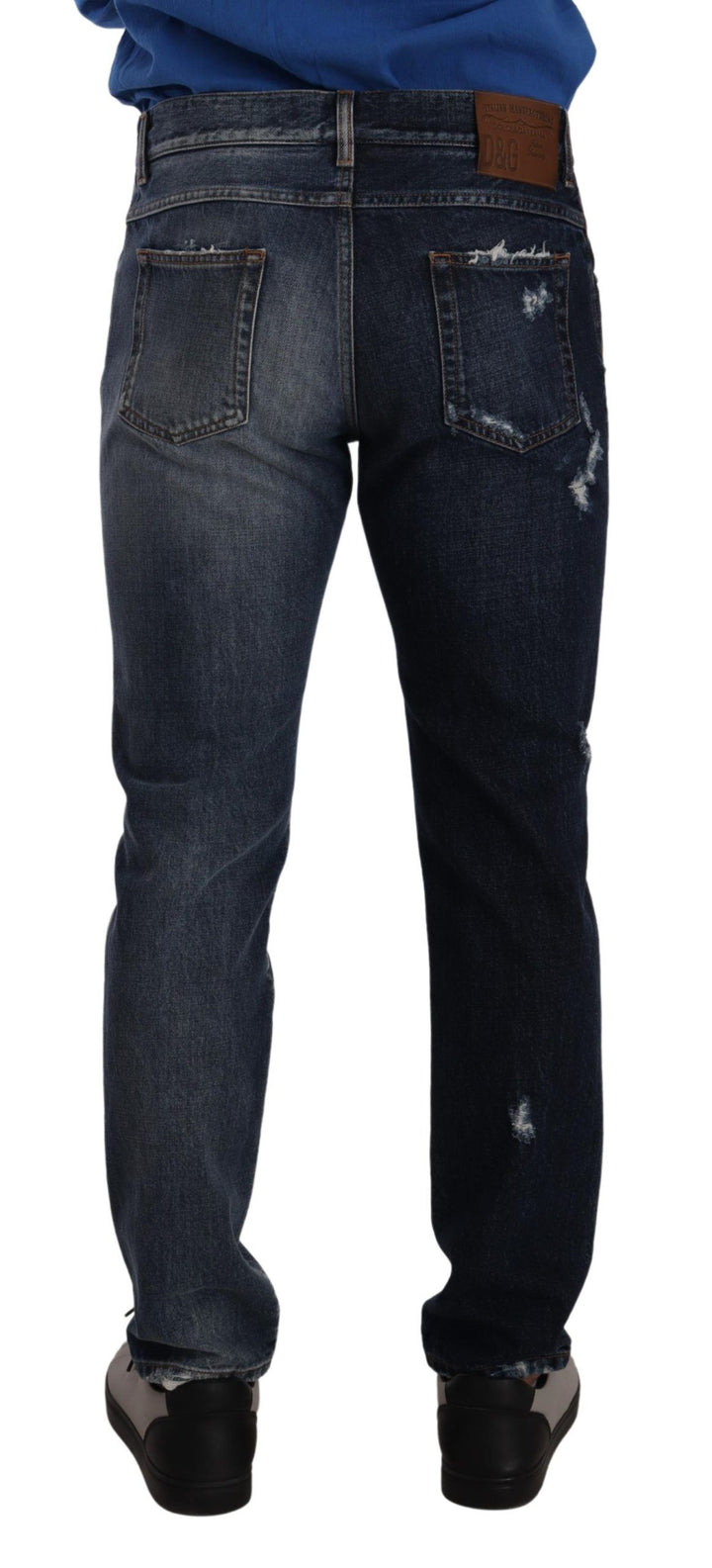 Dolce &amp; Gabbana Sample Sale Dolce &amp; Gabbana Blue Cotton Regular Denim Trousers Jeans - | Designer outlet