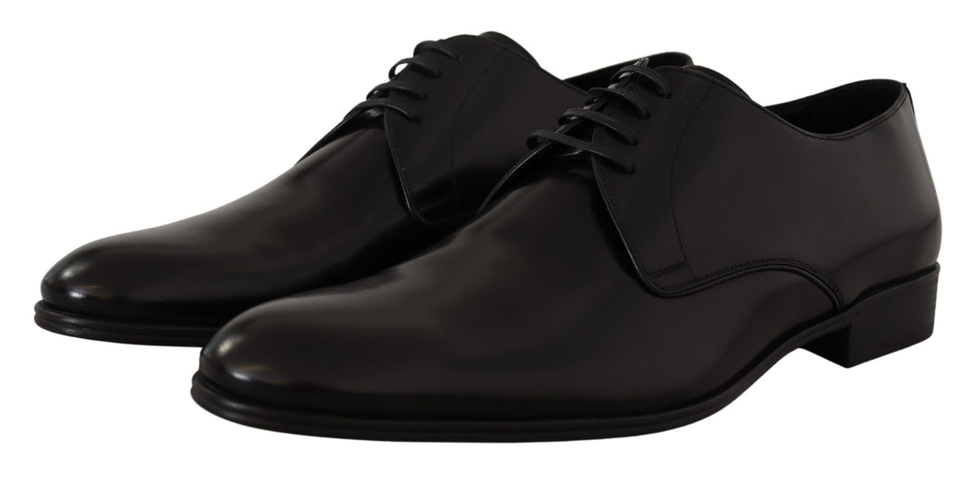 Dolce &amp; Gabbana Sample Sale Dolce &amp; Gabbana Black Leather Lace Up Formal Derby Shoes - | Designer outlet