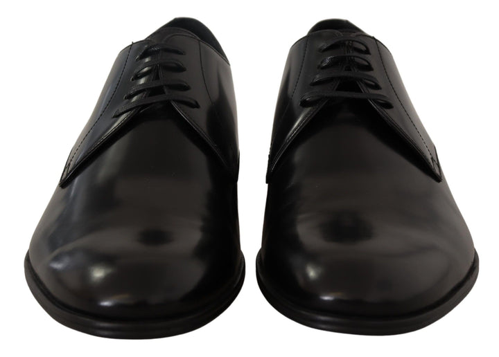 Dolce &amp; Gabbana Sample Sale Dolce &amp; Gabbana Black Leather Lace Up Formal Derby Shoes - | Designer outlet