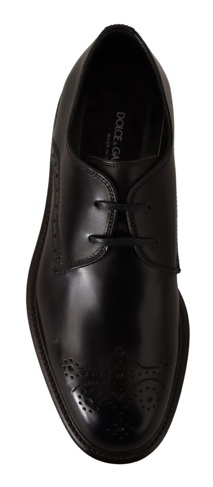 Dolce &amp; Gabbana Sample Sale Dolce &amp; Gabbana Black Leather Dress Formal Derby Shoes - | Designer outlet