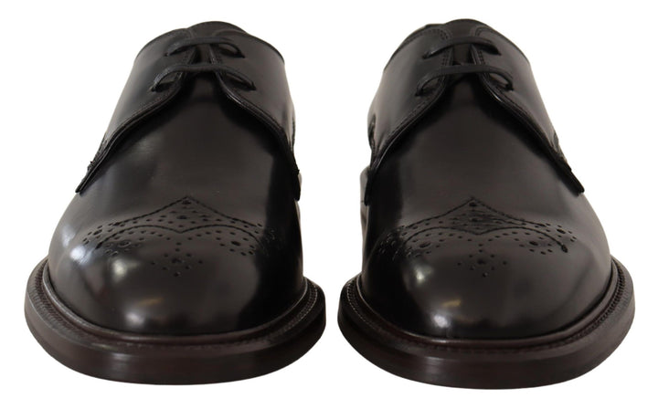 Dolce &amp; Gabbana Sample Sale Dolce &amp; Gabbana Black Leather Dress Formal Derby Shoes - | Designer outlet