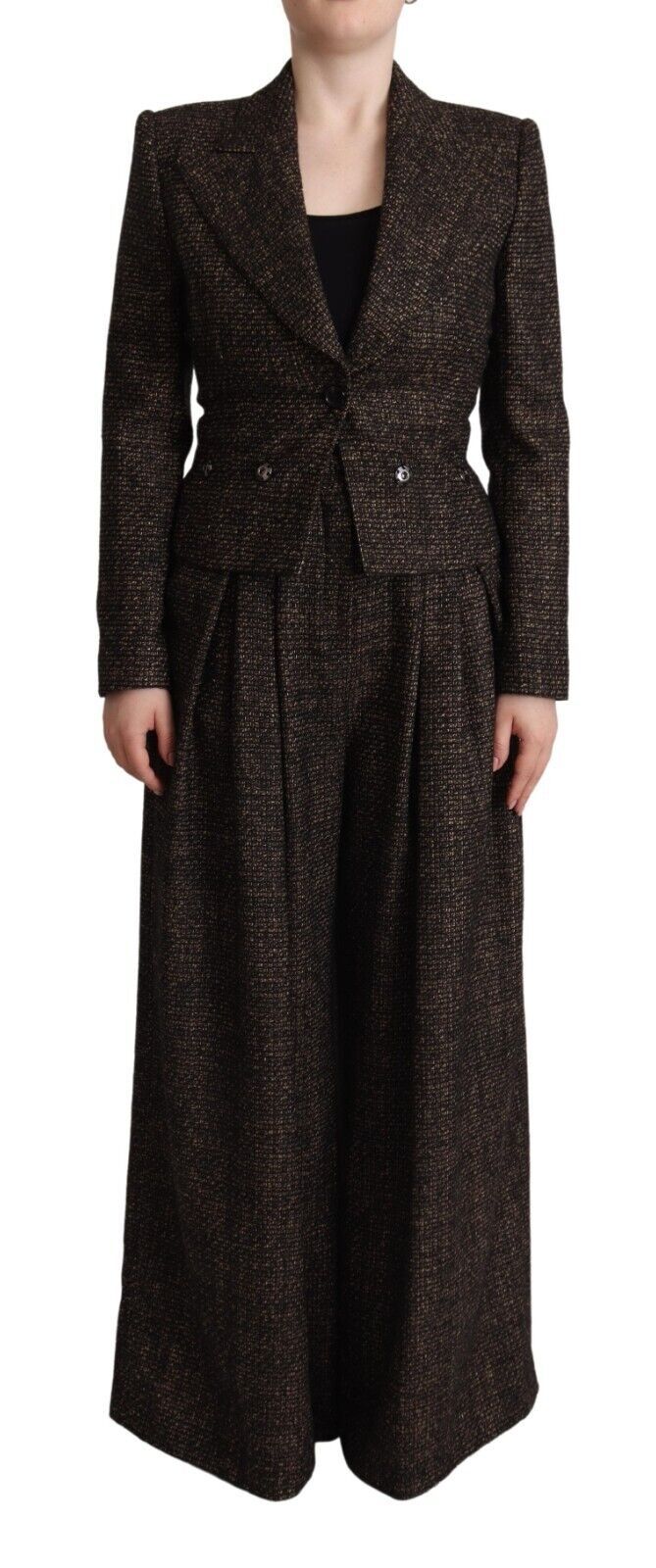 Dolce & Gabbana - Dolce & Gabbana Chic Wool Blend Suit Set - KOS1934 - 40 - Ask Me Wear