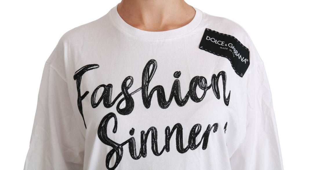 Dolce & Gabbana Chic DG Fashion Sinners Oversized Tee