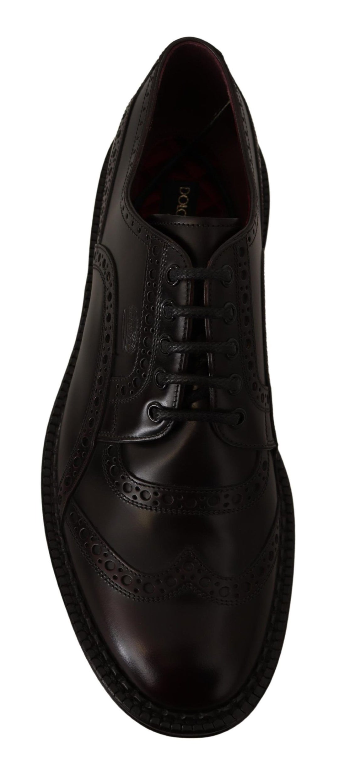 Dolce &amp; Gabbana Sample Sale Dolce &amp; Gabbana Purple Leather Oxford Wingtip Formal Shoes - | Designer outlet