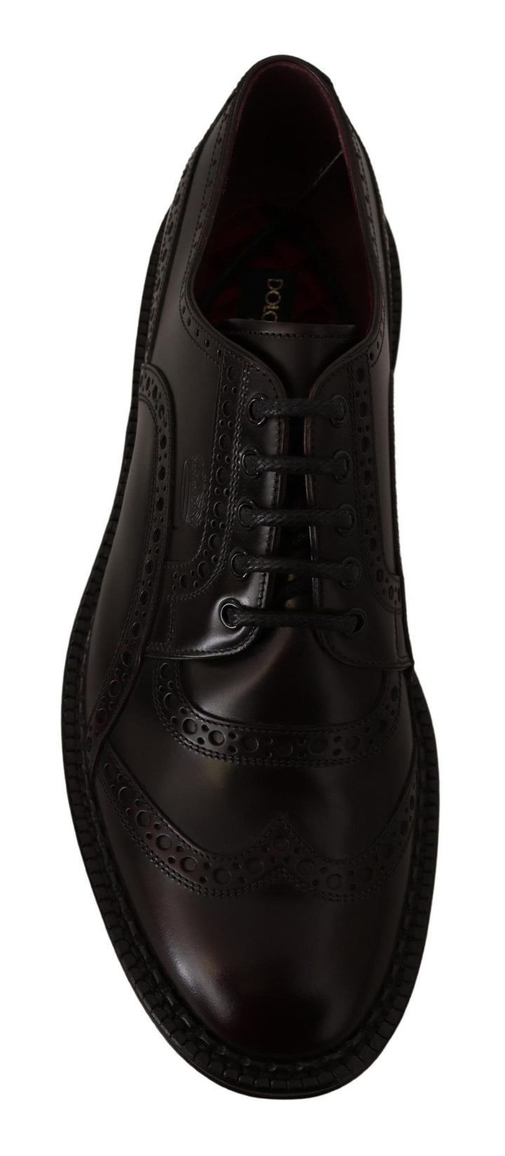 Dolce &amp; Gabbana Sample Sale Dolce &amp; Gabbana Purple Leather Oxford Wingtip Formal Shoes - | Designer outlet