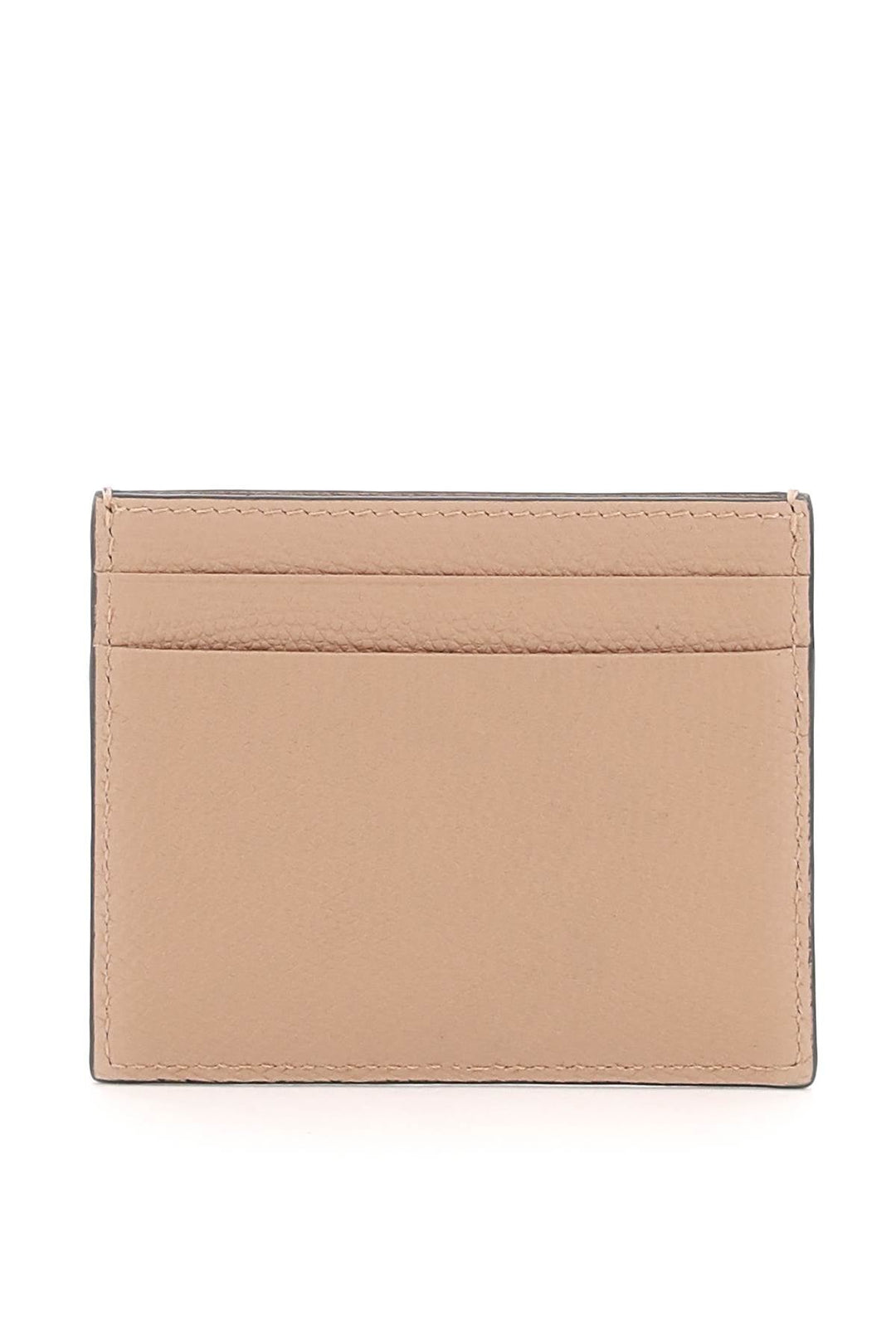 Valentino Garavani Vlogo Signature Grainy Calfskin Cardholder