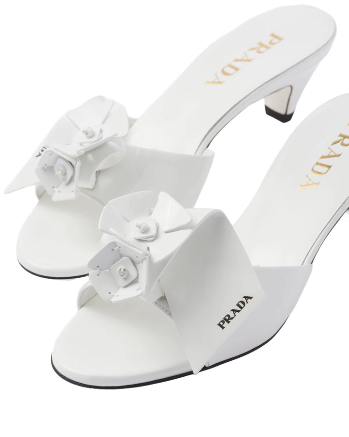 Prada Brushed Leather Sandals