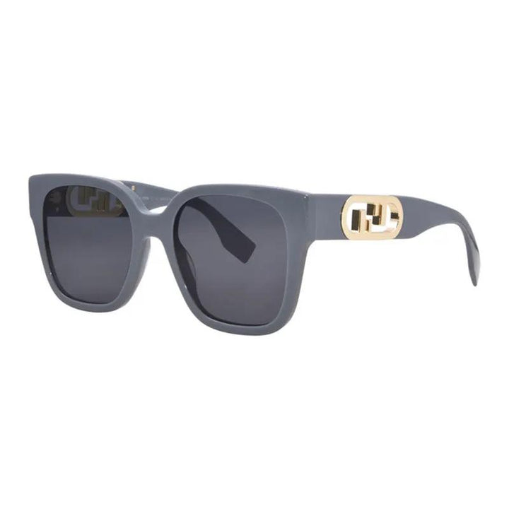 Fendi Sunglasses Square Full Rim, Transparent Grey Frame And Grey Lens Fe40063I20A