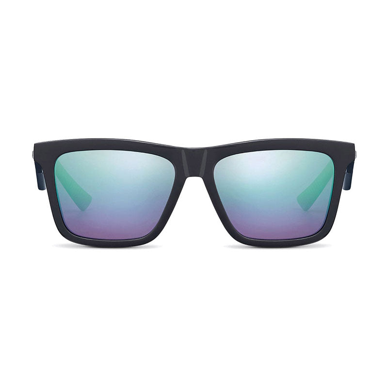 Dior Square Full Rim, with a Grey frame and Green Mirror lens.