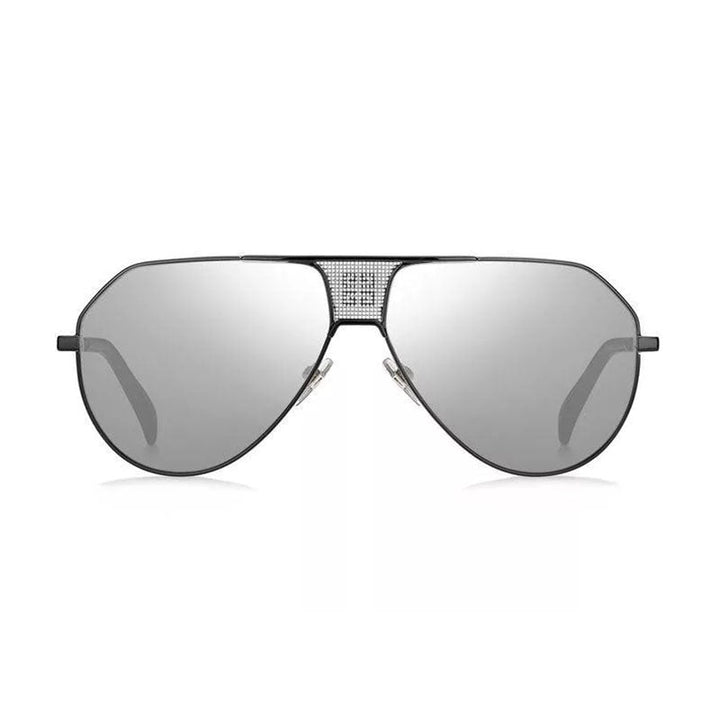 Givenchy Sunglasses Aviator Full Rim, Black/Ruthenium Frame and Silver Mirror Lens GV7137S0284T4