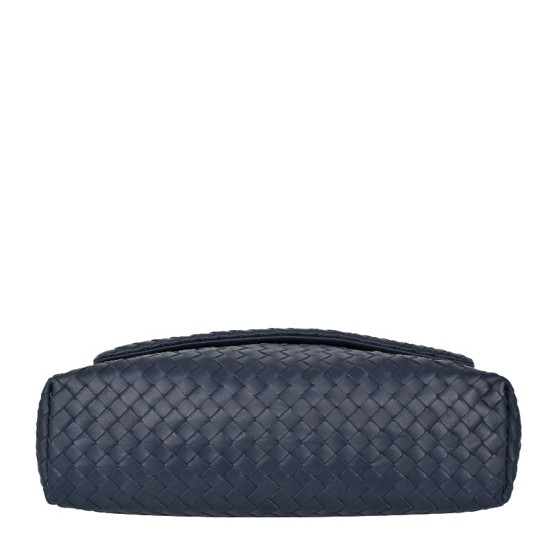 Bottega Veneta Messenger Bag Prusse Woven Intrecciato