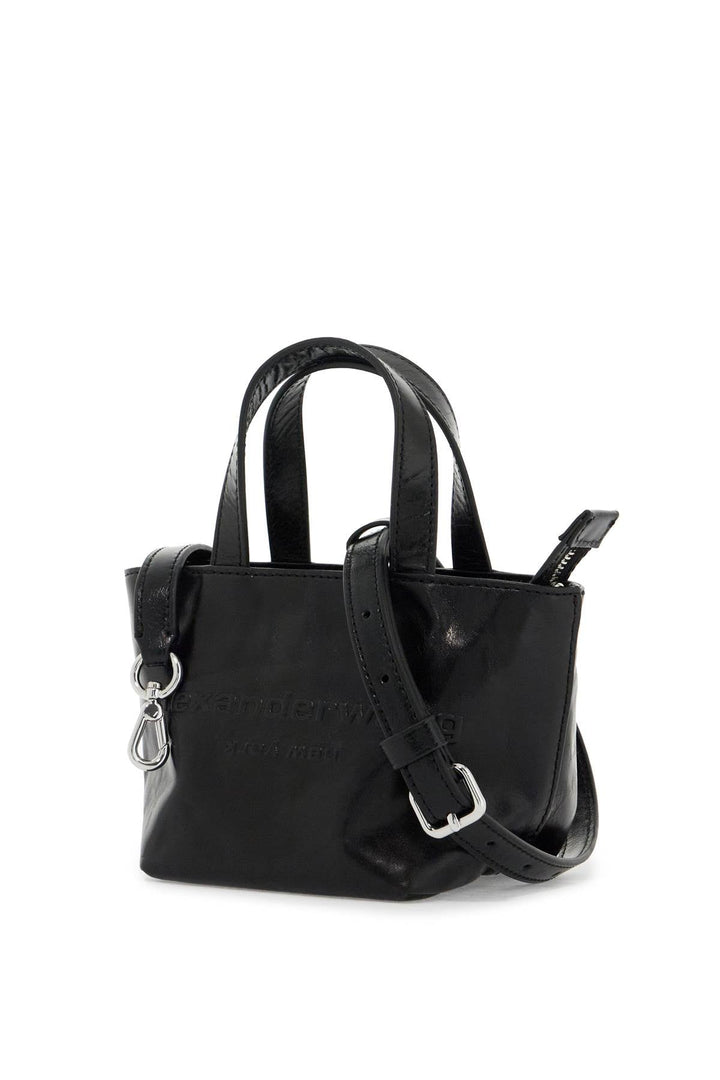 Alexander Wang Mini Leather Tote Bag With Punch Detailing