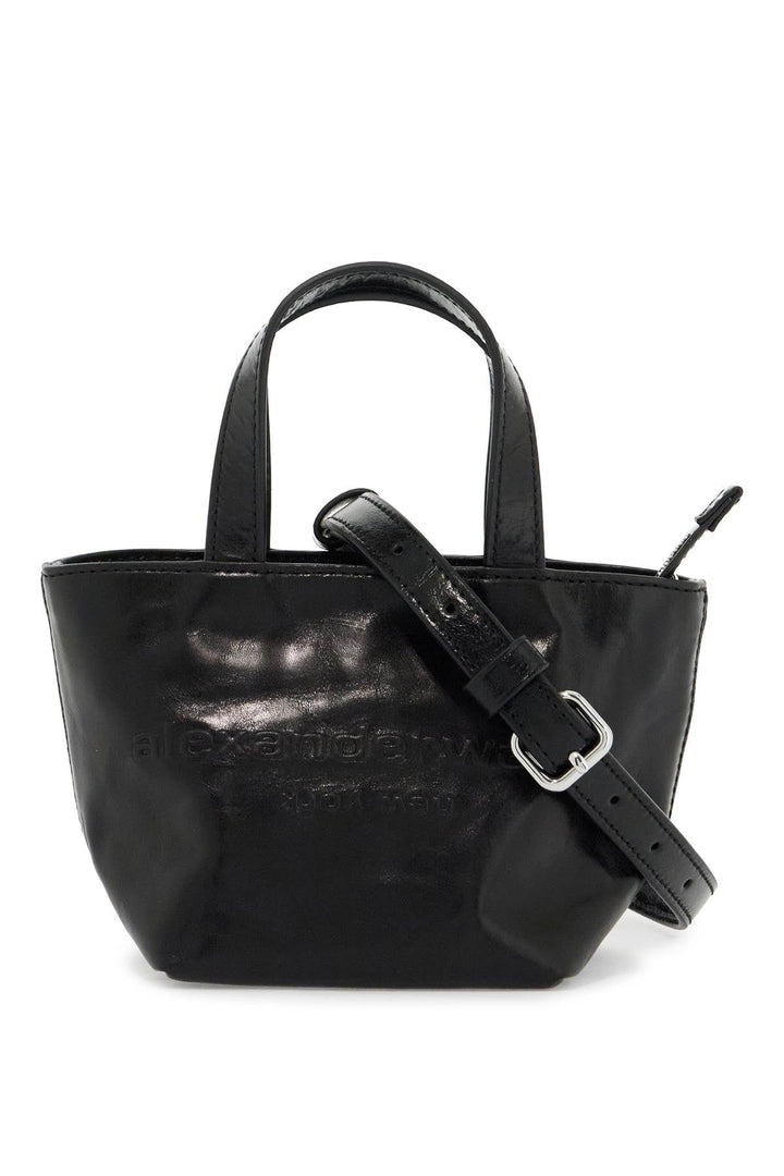 Alexander Wang Mini Leather Tote Bag With Punch Detailing