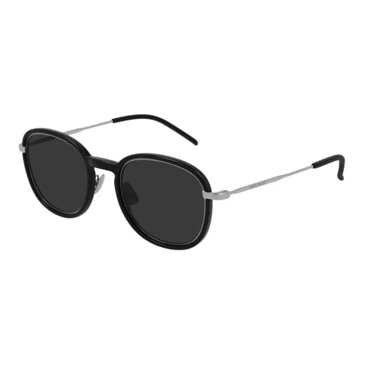 Saint Laurent Sample Sale | Saint Laurent Sunglasses Round Full Rim, Black Frame And Black Lens Sl436001 - Sunglasses | Designer outlet