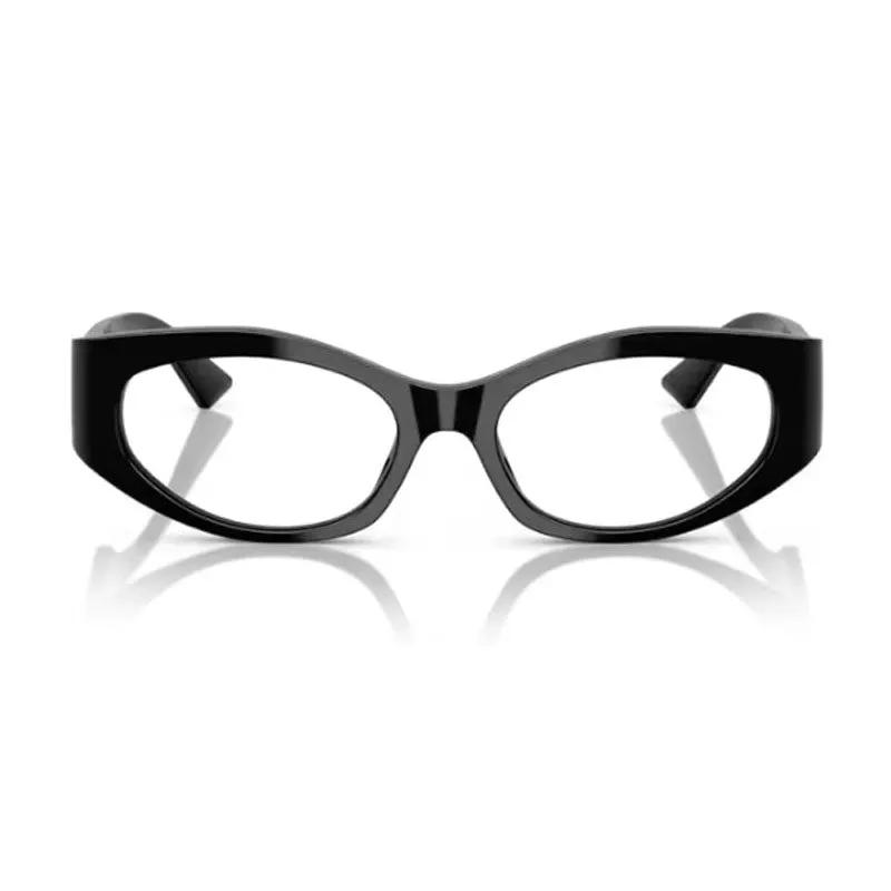 Versace Sample Sale | Versace Eyeglasses Oval Full Rim, Black Frame And Clear Demo Lenses Lens Ve3369Fgb1 - Oval Optical | Designer outlet