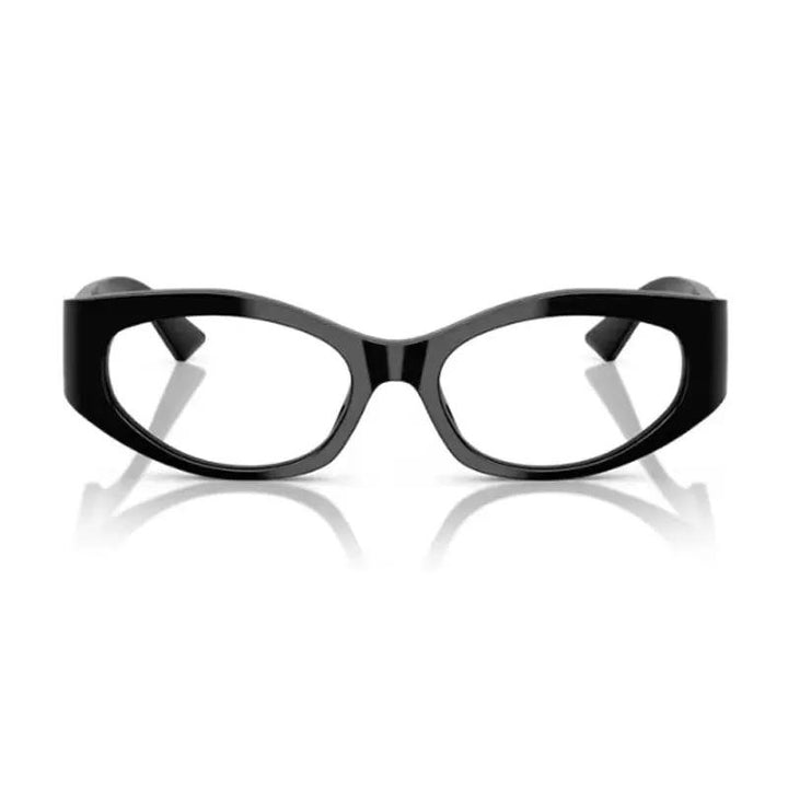 Versace Sample Sale | Versace Eyeglasses Oval Full Rim, Black Frame And Clear Demo Lenses Lens Ve3369Fgb1 - Oval Optical | Designer outlet