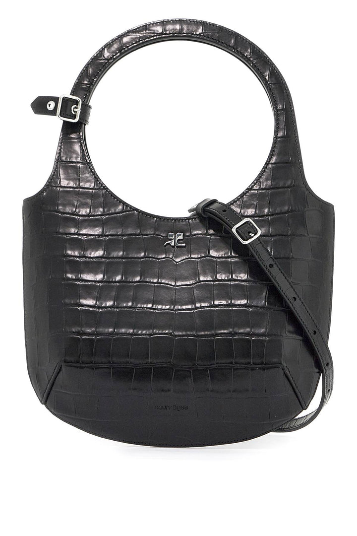 Courreges "handbag With Holy Crocodile Print