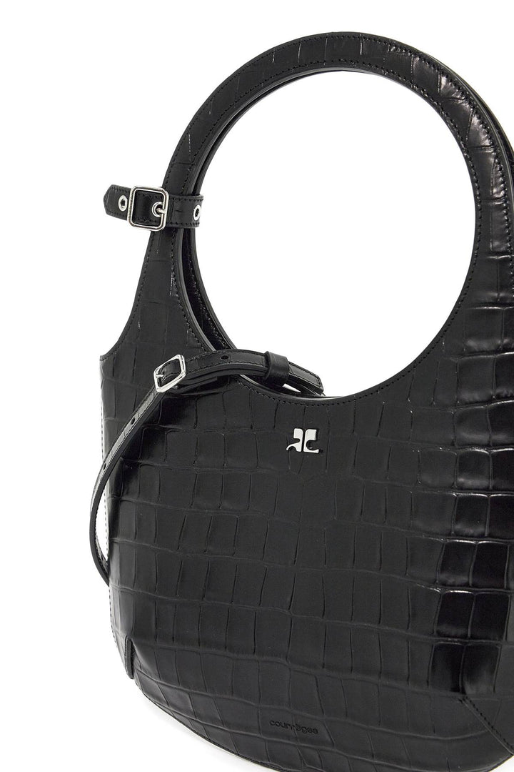 Courreges "handbag With Holy Crocodile Print